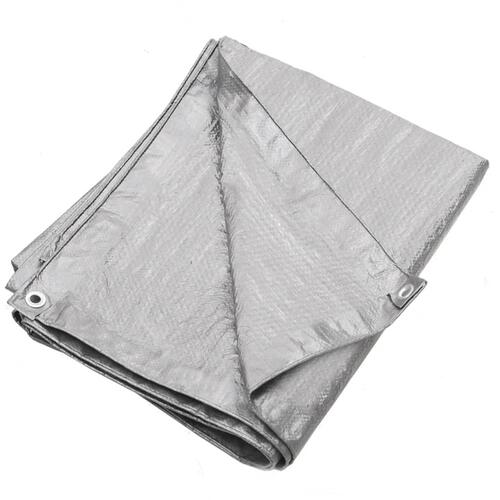Presenning 6x10 m 90 g/m² HDPE grå
