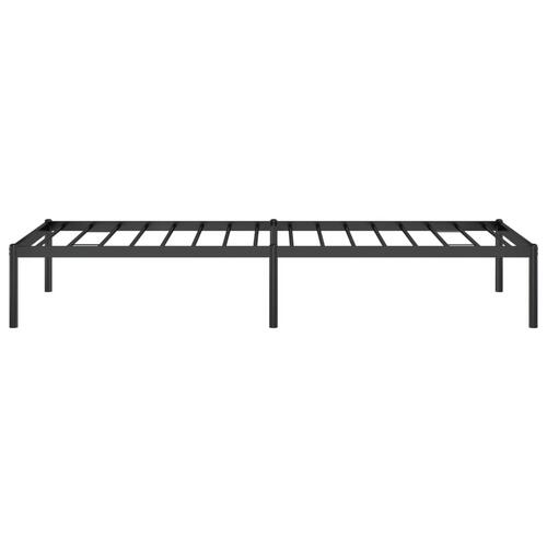 Sengeramme 75x190 cm metal sort