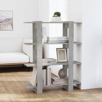 Bogreol/rumdeler 100x30x123,5 cm betongrå