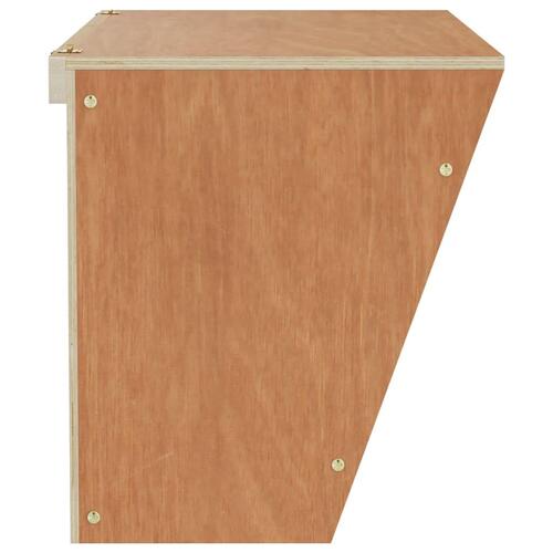 Kaninfoderautomat 37x18,5x23 cm massivt fyrretræ