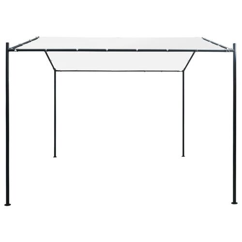 Havepavillon 3x3x2,6 m 180 g/m² hvid
