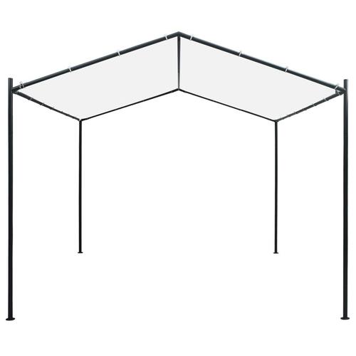 Havepavillon 3x3x2,6 m 180 g/m² hvid