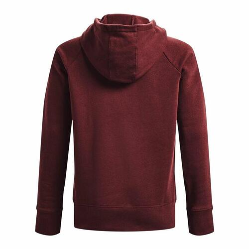 Hættetrøje til Kvinde Under Armour Rival Fleece Rødbrun XL
