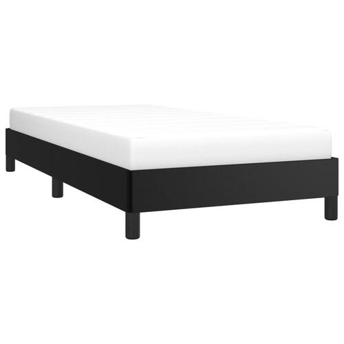 Sengeramme 90x200 cm kunstlæder sort