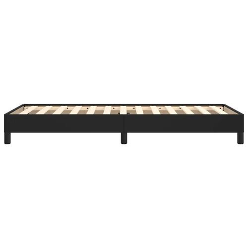 Sengeramme 90x200 cm kunstlæder sort