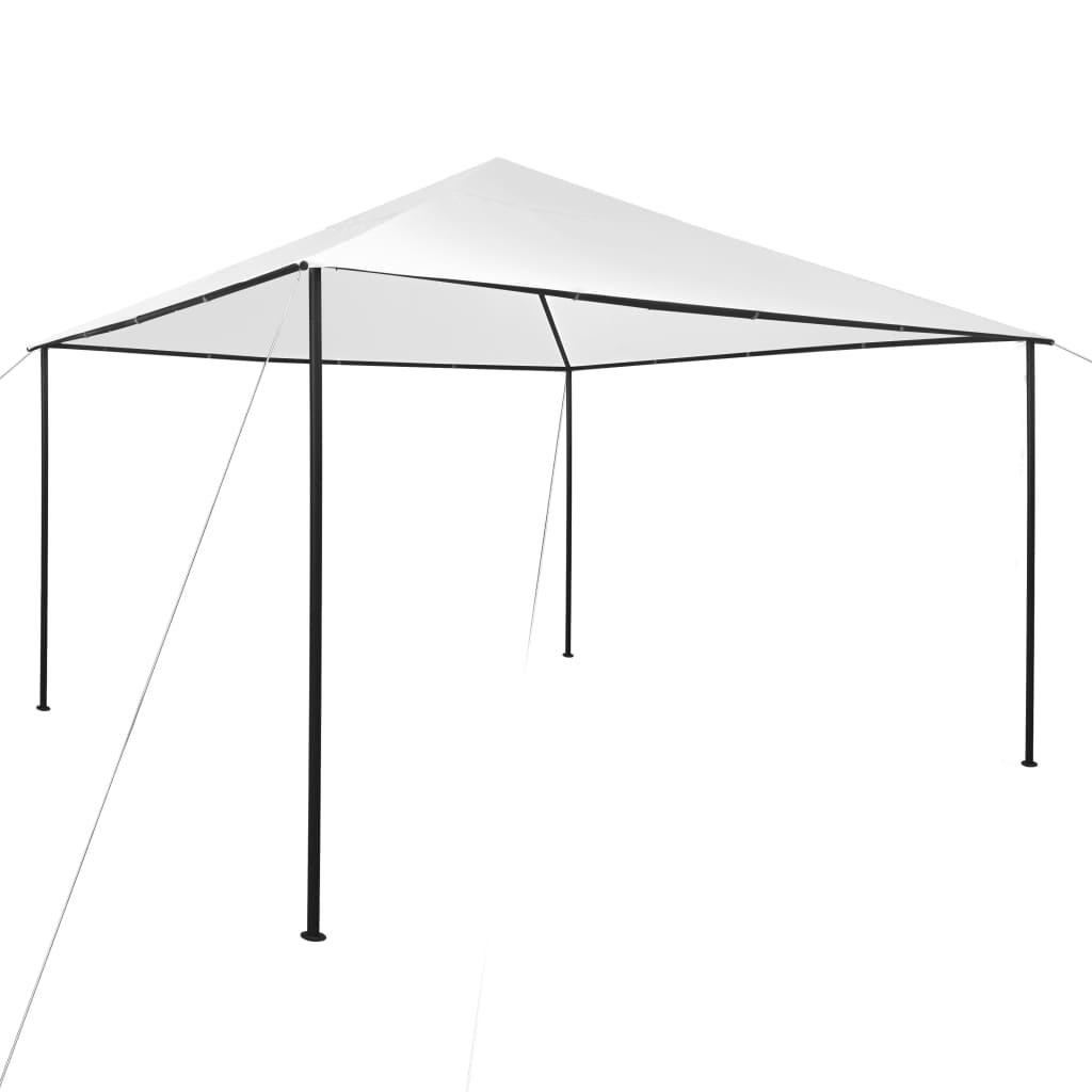 Havepavillon 4x4x3 m 180 g/m² hvid