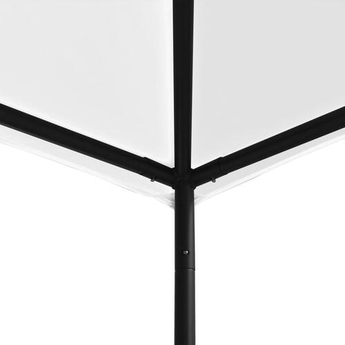 Havepavillon 4x4x3 m 180 g/m² hvid