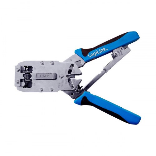 LogiLink WZ0035 krympetang til RJ45/RJ12/RJ11 - sort/blå