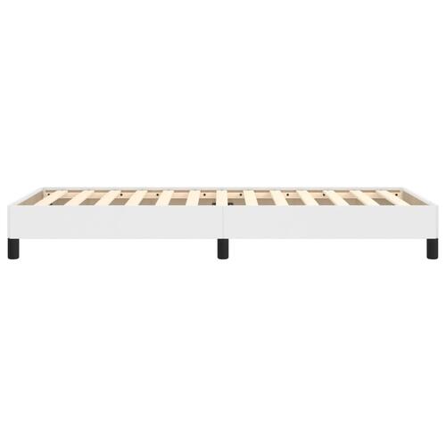 Sengeramme 90x200 cm kunstlæder hvid