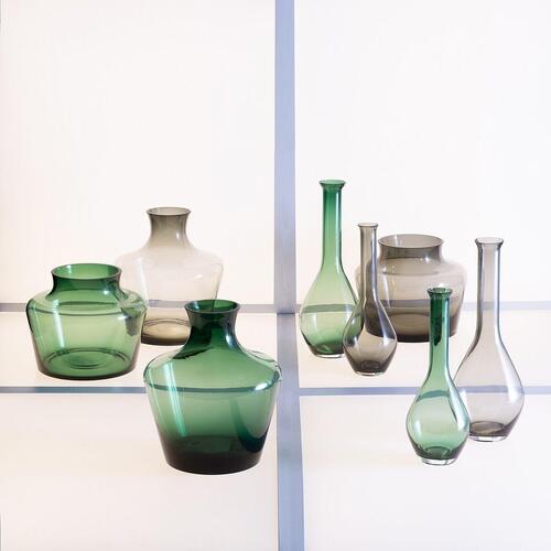 Vase Grøn Glas 12 x 12 x 33 cm