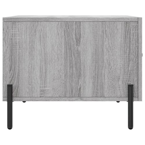 Sofaborde 2 stk. 50x50x40 cm konstrueret træ grå sonoma-eg