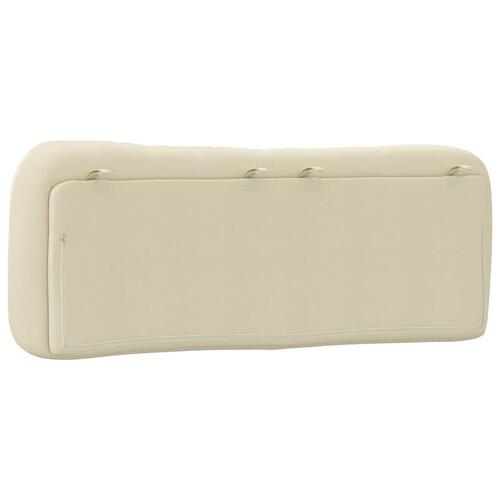 Gavlpude 140 cm stof cremefarvet