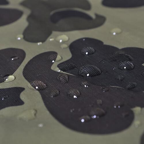 Vandtæt army-regnponcho til camping/vandreture camouflage