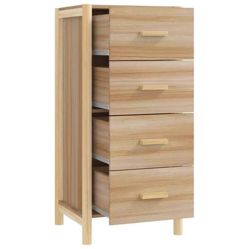 Kommode 42x38x90 cm konstrueret træ