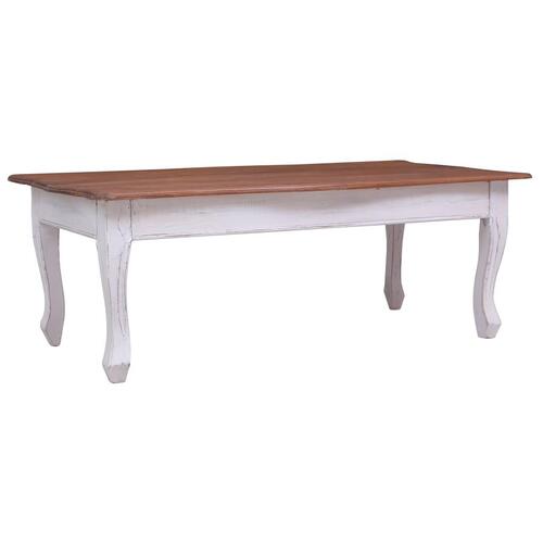 Sofabord 120 x 60 x 45 cm massivt mahognitræ