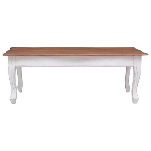 Sofabord 120 x 60 x 45 cm massivt mahognitræ