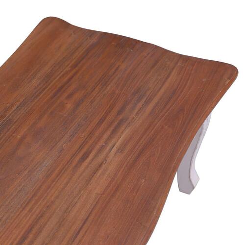 Sofabord 120 x 60 x 45 cm massivt mahognitræ