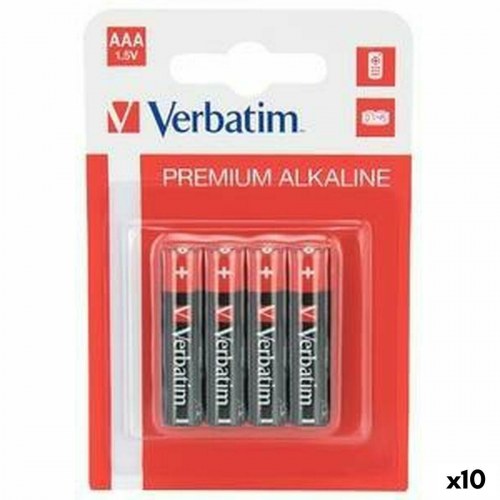 Verbatim AAA alkaline batterier 1,5 V - 10 stk.