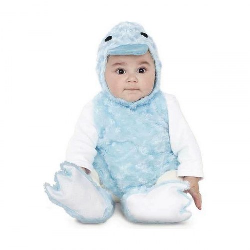 Babykostume - Blå And, 6-12 måneder