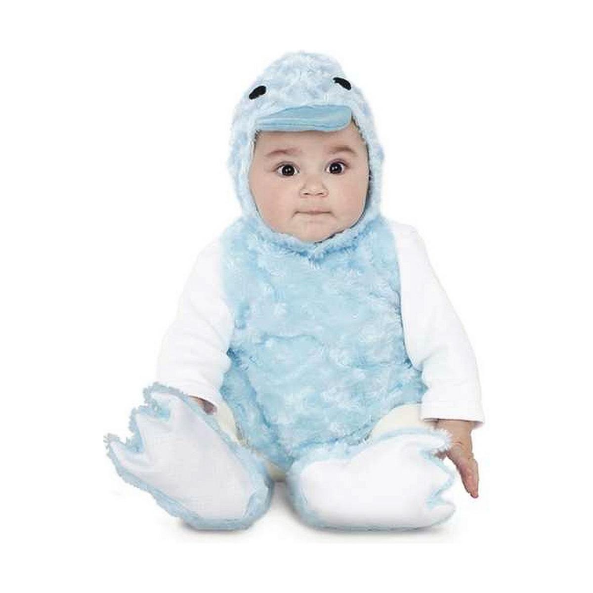 Babykostume - Blå And, 6-12 måneder
