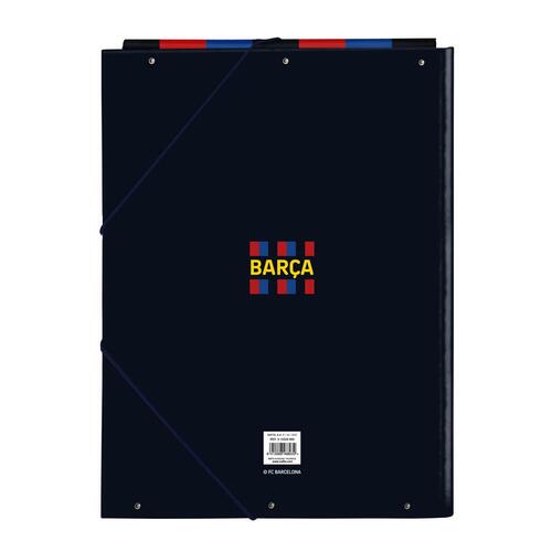 Folder F.C. Barcelona Rødbrun Marineblå A4 (26 x 33.5 x 2.5 cm)