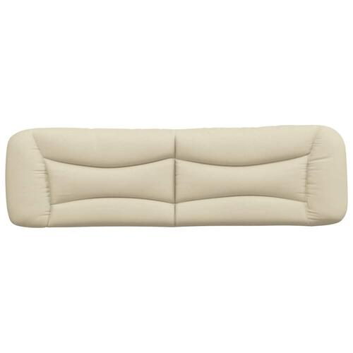 Gavlpude 180 cm stof cremefarvet