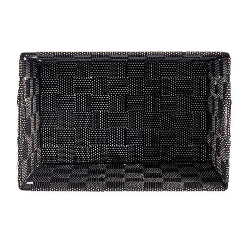 Multibrug kurv Sort Klæde 20 x 14 x 30 cm (18 enheder)