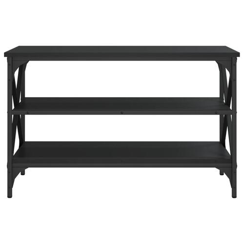 Tv-bord 80x40x50 cm konstrueret træ sort
