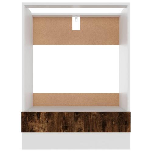 Ovnskab Riga 60x46x81,5 cm konstrueret træ røget egetræ