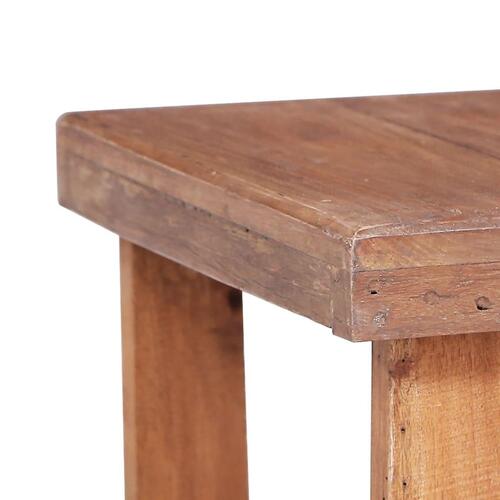 Sofabord 60x45x23 cm massivt genanvendt træ