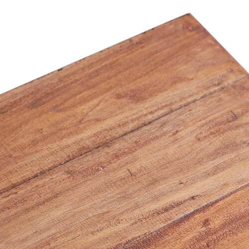 Sofabord 60x45x23 cm massivt genanvendt træ
