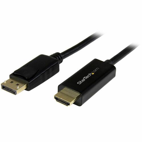 DisplayPort til HDMI kabel Startech DP2HDMM2MB (2 m) Sort