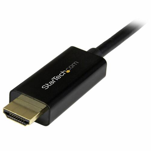 DisplayPort til HDMI kabel Startech DP2HDMM2MB (2 m) Sort