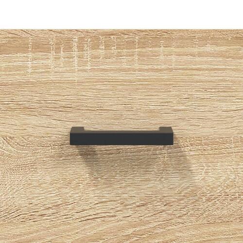 Sofaborde 2 stk. 50x50x40 cm konstrueret træ sonoma-eg