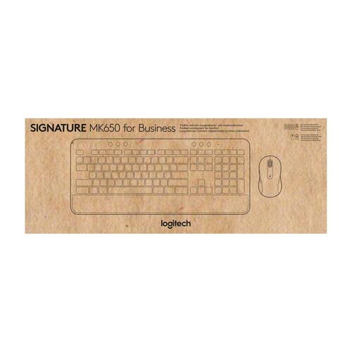Tastatur og trådløs mus Logitech MK650 QWERTY