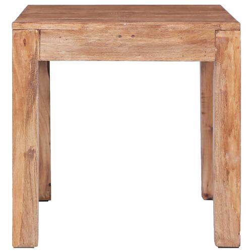 Sofabord 53x50x50 cm massiv genbrugstræ