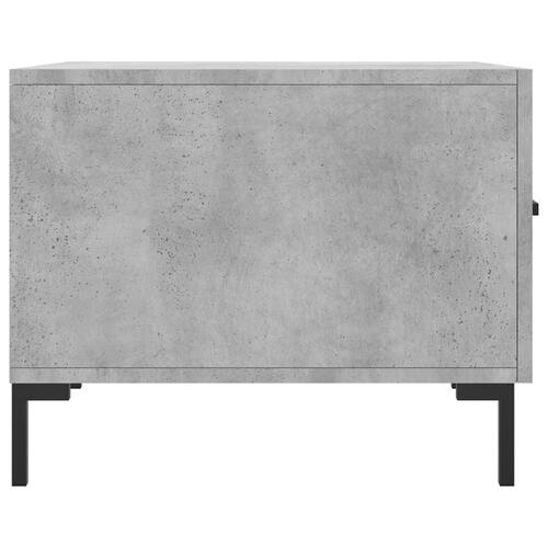 Sofaborde 2 stk. 50x50x40 cm konstrueret træ betongrå