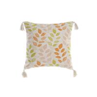 Pude Beige 45 x 10 x 45 cm Multifarvet Cvetlice Boho
