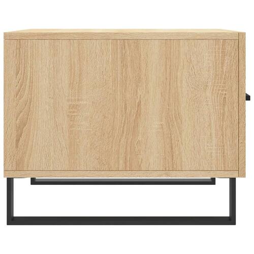 Sofaborde 2 stk. 50x50x40 cm konstrueret træ sonoma-eg