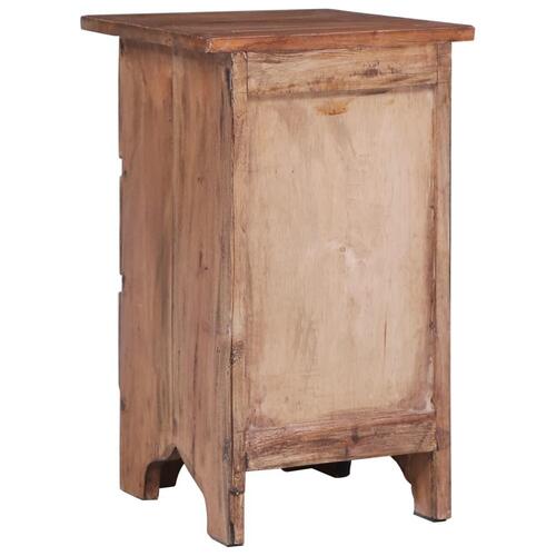Sengebord 30x30x51 cm massivt mahognitræ