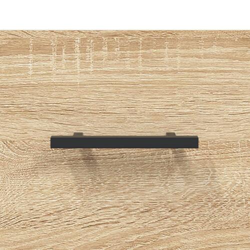 Sofaborde 2 stk. 50x50x40 cm konstrueret træ sonoma-eg