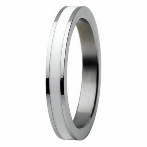 Skagen ring til kvinder JRSW036SS - sølv/hvid - str. 12