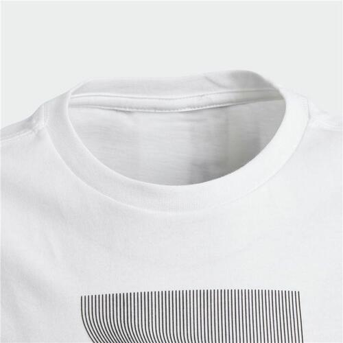 Børne Kortærmet T-shirt Adidas Iron Man Graphic Hvid 9-10 år