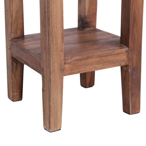 Plantebord 30x30x75 cm massivt mahognitræ