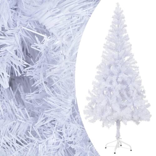 Kunstigt juletræ med LED-lys og fod 180 cm 620 grene