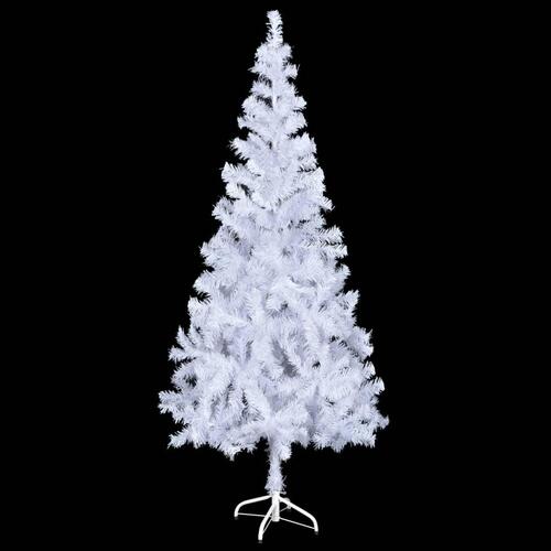 Kunstigt juletræ med LED-lys og fod 180 cm 620 grene
