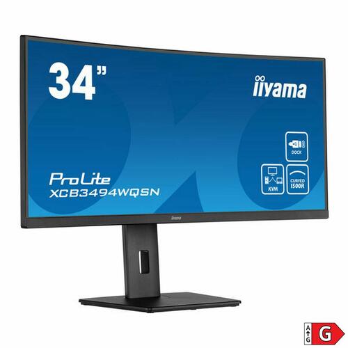 Skærm Iiyama XCB3494WQSN-B5 LED VA Flicker free 50-60 Hz