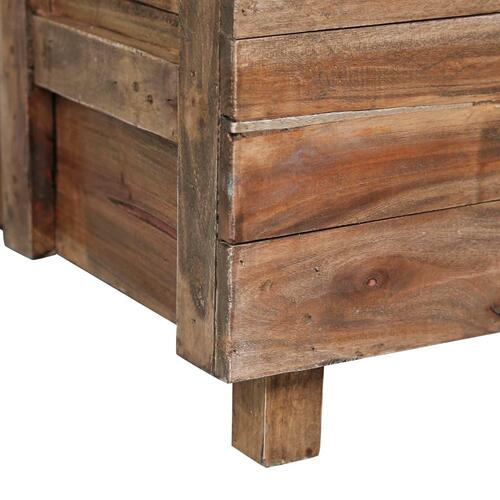 Sofabord 65x65x38 cm massivt mahognitræ