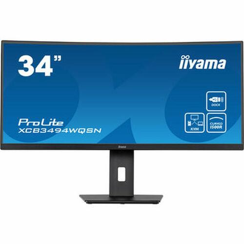 Skærm Iiyama XCB3494WQSN-B5 LED VA Flicker free 50-60 Hz