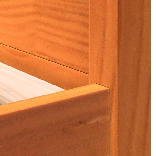 Daybed 100x200 cm massivt fyrretræ gyldenbrun